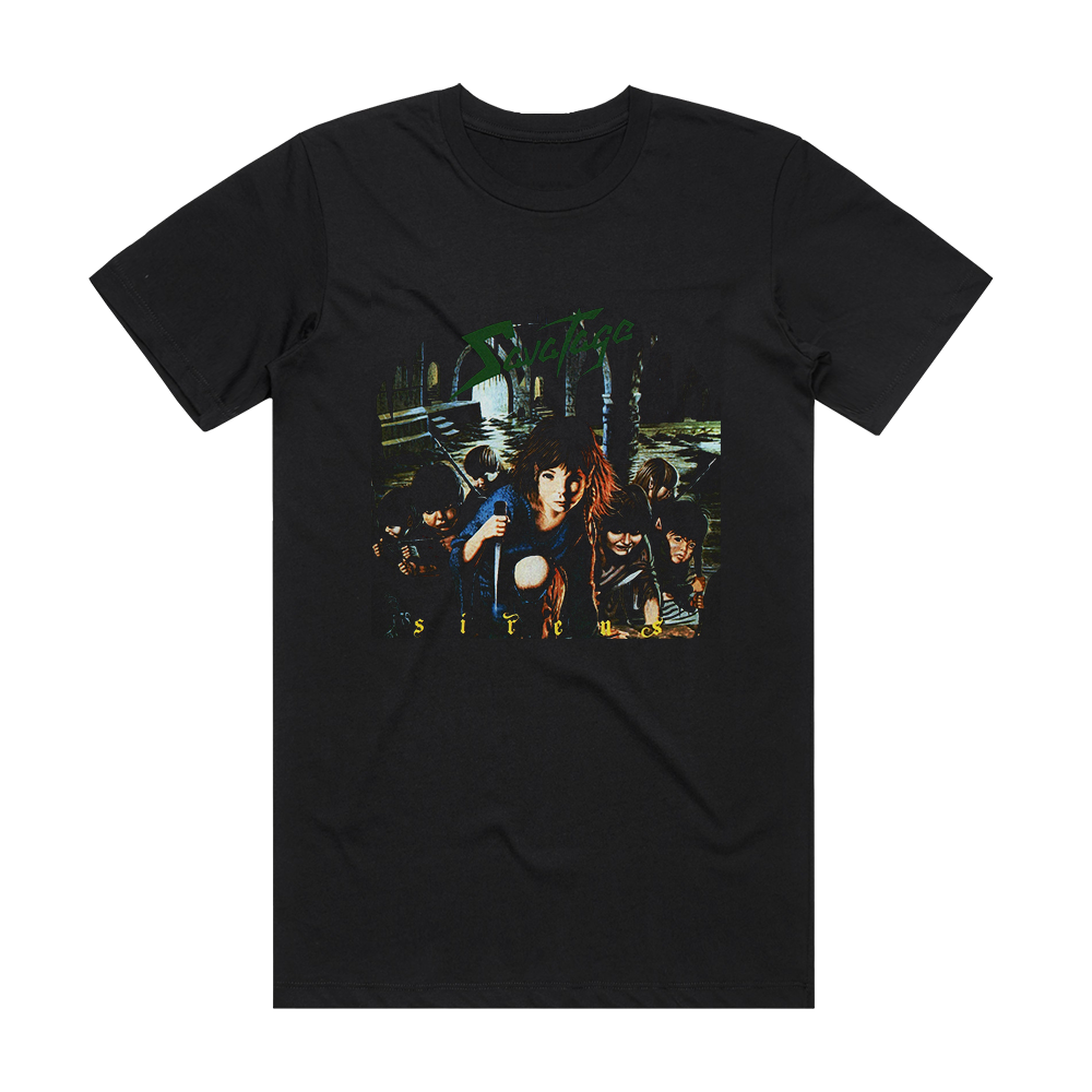 Savatage Sirens 2 Album Cover T-Shirt Black – ALBUM COVER T-SHIRTS