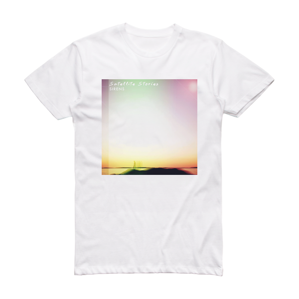 Satellite Stories Sirens Album Cover T-Shirt White