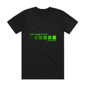 Sam Ragga Band Situations Album Cover T-Shirt Black