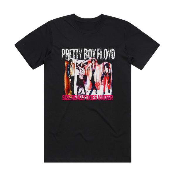 Pretty Boy Floyd Size Really Does Matter Album Cover T-Shirt Black
