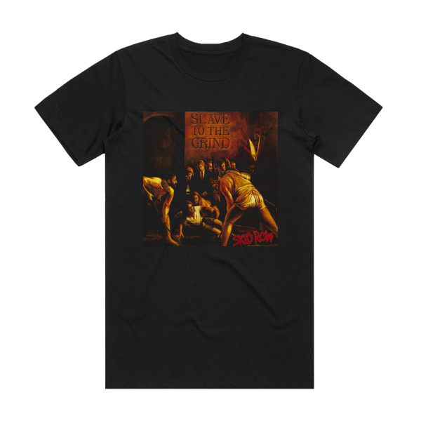 Skid Row Slave To The Grind 1 Album Cover T-Shirt Black