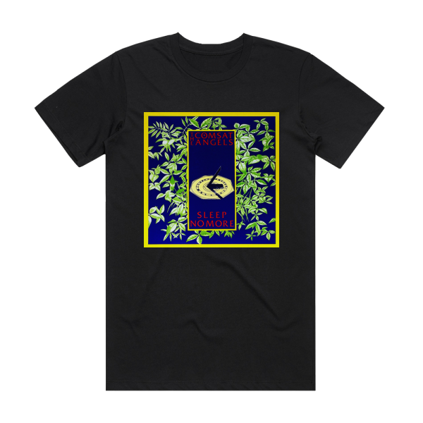 The Comsat Angels Sleep No More Album Cover T-Shirt Black
