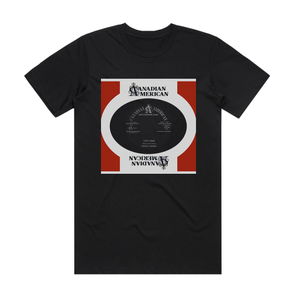 Santo and Johnny Sleep Walk Album Cover T-Shirt Black