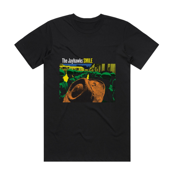 The Jayhawks Smile Album Cover T-Shirt Black