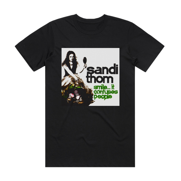 Sandi Thom Smile It Confuses People Album Cover T-Shirt Black