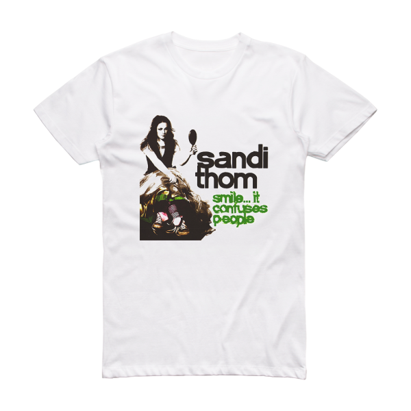 Sandi Thom Smile It Confuses People Album Cover T-Shirt White