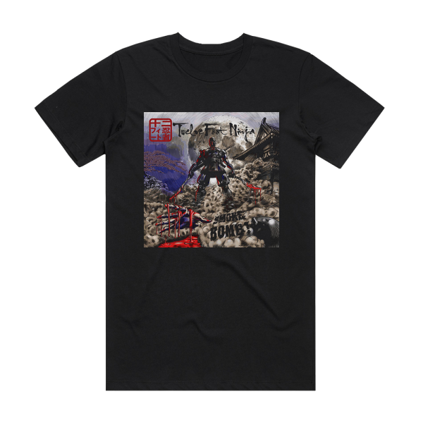 Twelve Foot Ninja Smoke Bomb Album Cover T-Shirt Black