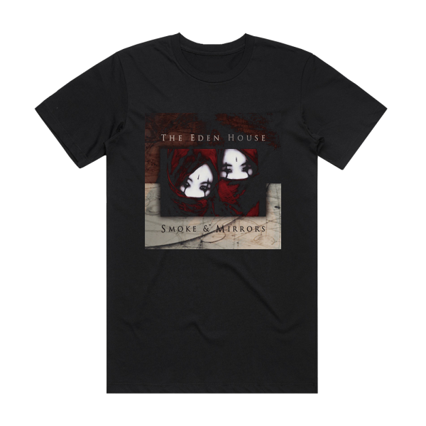 The Eden House Smoke Mirrors Album Cover T-Shirt Black