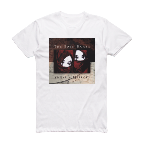 The Eden House Smoke Mirrors Album Cover T-Shirt White