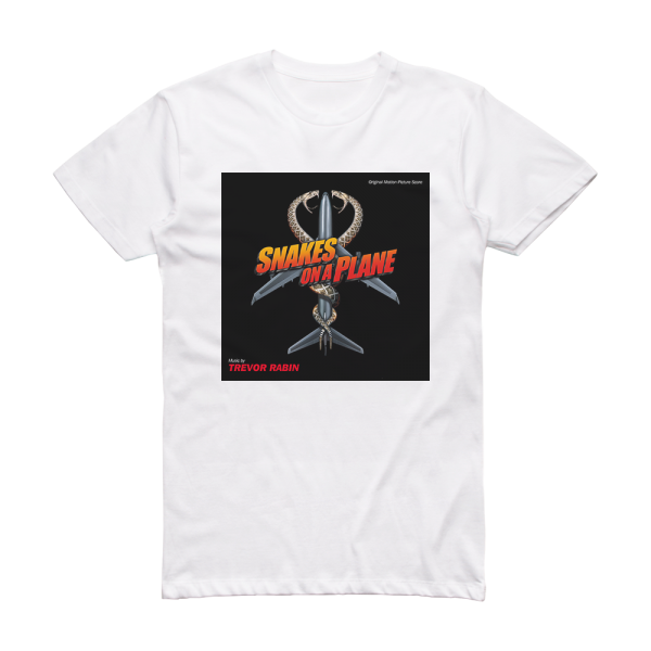 Trevor Rabin Snakes On A Plane Album Cover T-Shirt White