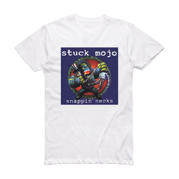 Stuck Mojo Snappin Necks Album Cover T-Shirt White