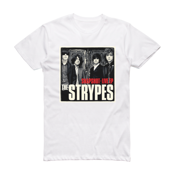 The Strypes Snapshot Artist Lounge Ep Album Cover T-Shirt White