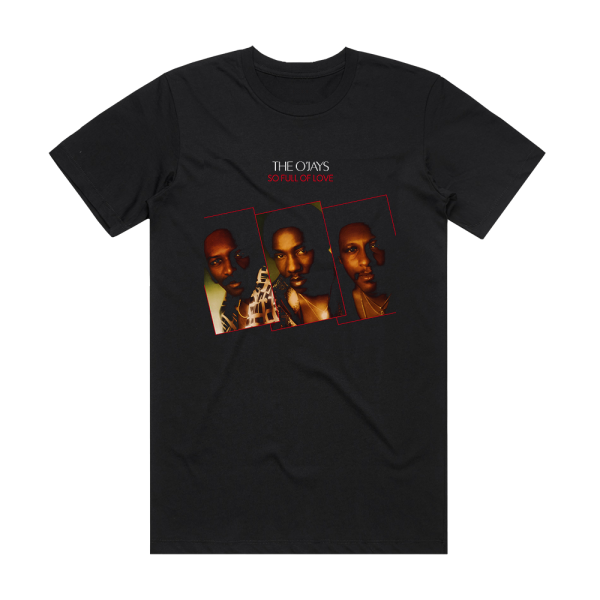 The OJays So Full Of Love Album Cover T-Shirt Black