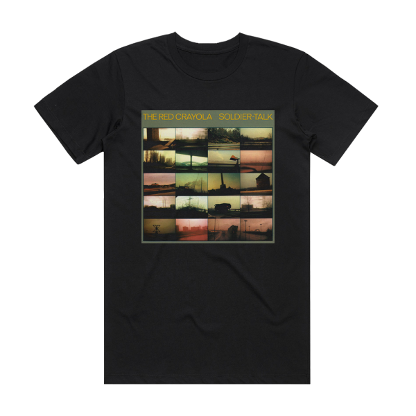 The Red Krayola Soldier Talk Album Cover T-Shirt Black
