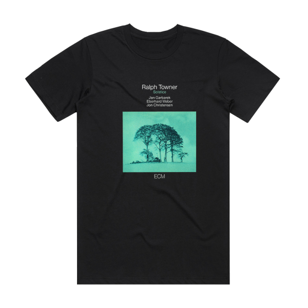 Ralph Towner Solstice Album Cover T-Shirt Black