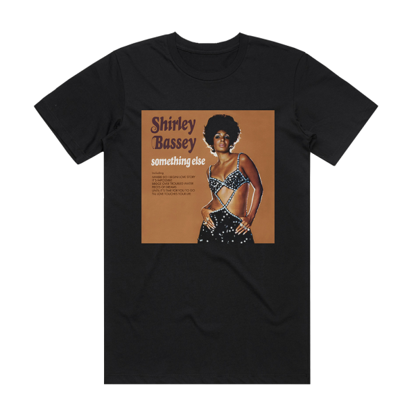 Shirley Bassey Something Else Album Cover T-Shirt Black