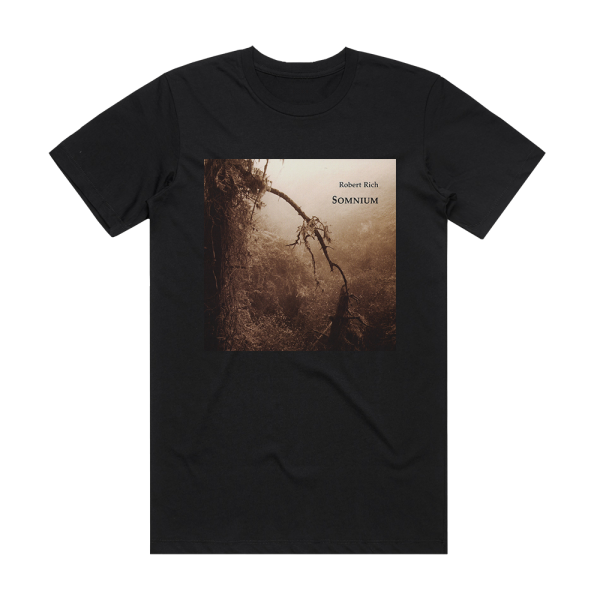 Robert Rich Somnium Album Cover T-Shirt Black