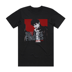 Stiff Little Fingers Song By Song Album Cover T-Shirt Black