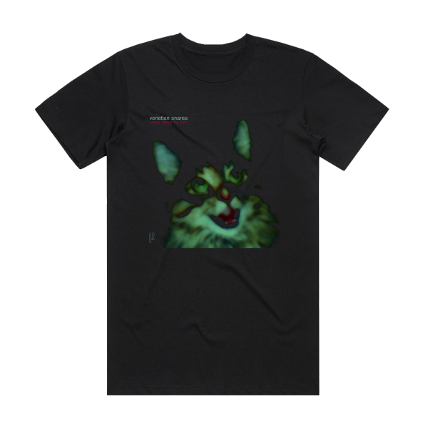 Venetian Snares Songs About My Cats Album Cover T-Shirt Black