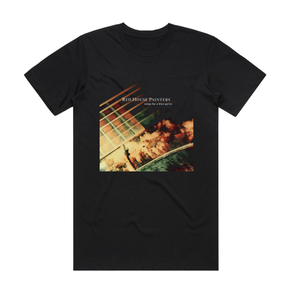 Red House Painters Songs For A Blue Guitar Album Cover T-Shirt Black