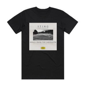Sting Songs From The Labyrinth Album Cover T-Shirt Black