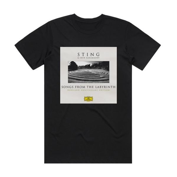 Sting Songs From The Labyrinth Album Cover T-Shirt Black