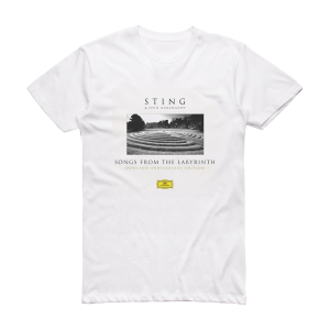 Sting Songs From The Labyrinth Album Cover T-Shirt White