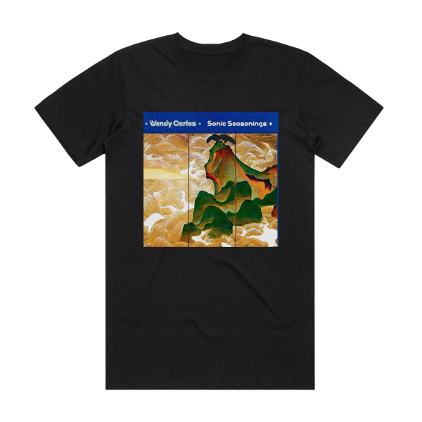 Wendy Carlos Sonic Seasonings Album Cover T-Shirt Black