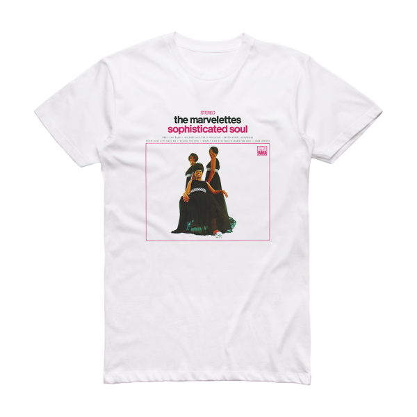 The Marvelettes Sophisticated Soul Album Cover T-Shirt White