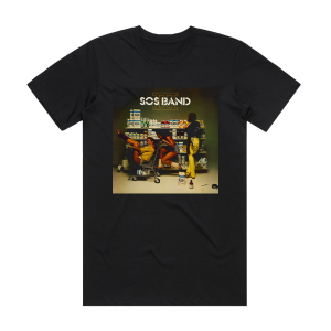 The S O S Band Sos Iii Album Cover T-Shirt Black