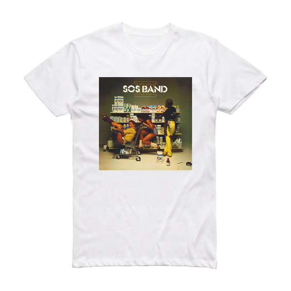 The S O S Band Sos Iii Album Cover T-Shirt White