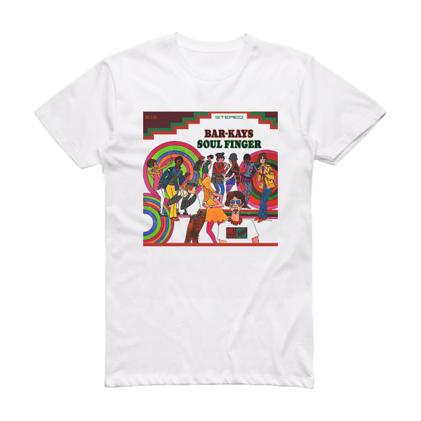 The Bar-Kays Soul Finger Album Cover T-Shirt White