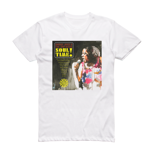 Sharon Jones and The Dap-Kings Soul Time Album Cover T-Shirt White