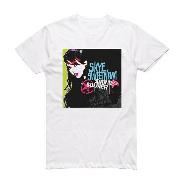 Skye Sweetnam Sound Soldier Album Cover T-Shirt White