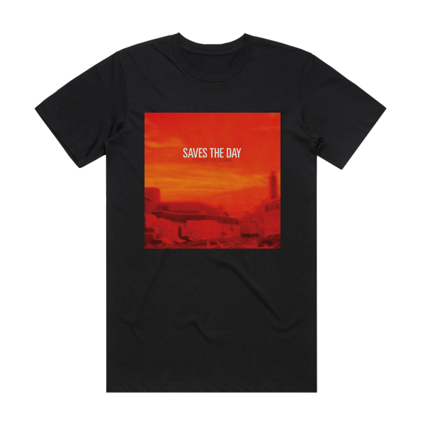 Saves the Day Sound The Alarm Album Cover T-Shirt Black