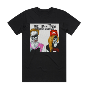 The Ting Tings Sounds From Nowheresville Album Cover T-Shirt Black