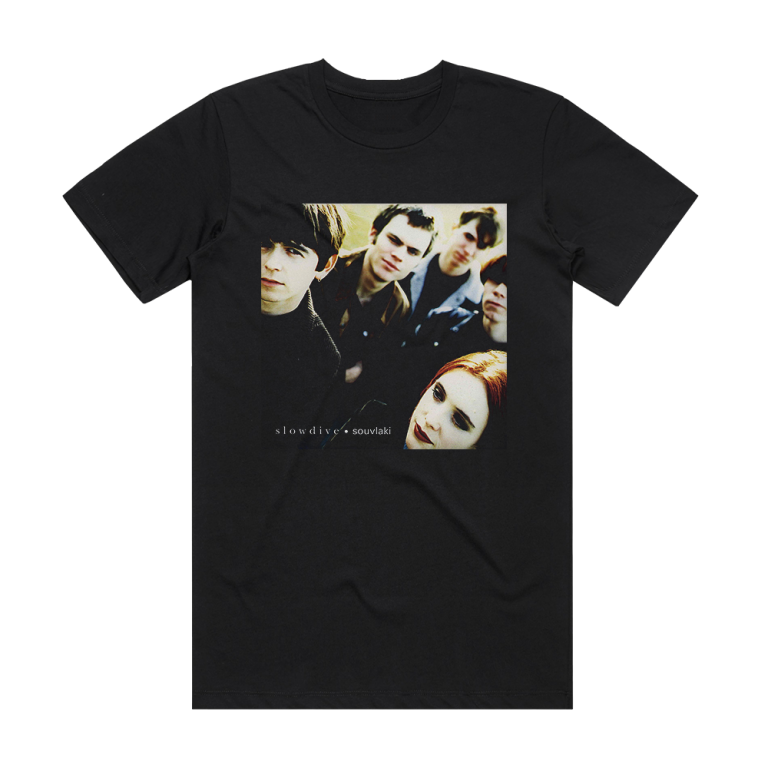 Slowdive Souvlaki Album Cover T-Shirt Black – ALBUM COVER T-SHIRTS