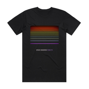 Punk TV Space Shadows Album Cover T-Shirt Black