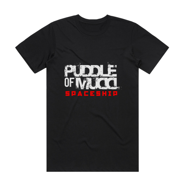 Puddle of Mudd Spaceship Album Cover T-Shirt Black