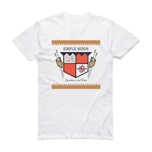Simple Minds Sparkle In The Rain Album Cover T-Shirt White