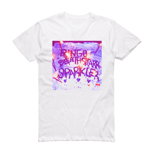 Ringo Deathstarr Sparkler Album Cover T-Shirt White