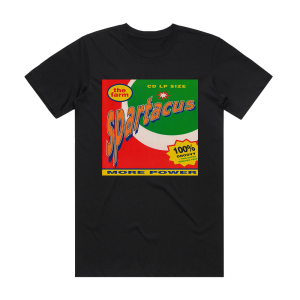 The Farm Spartacus Album Cover T-Shirt Black