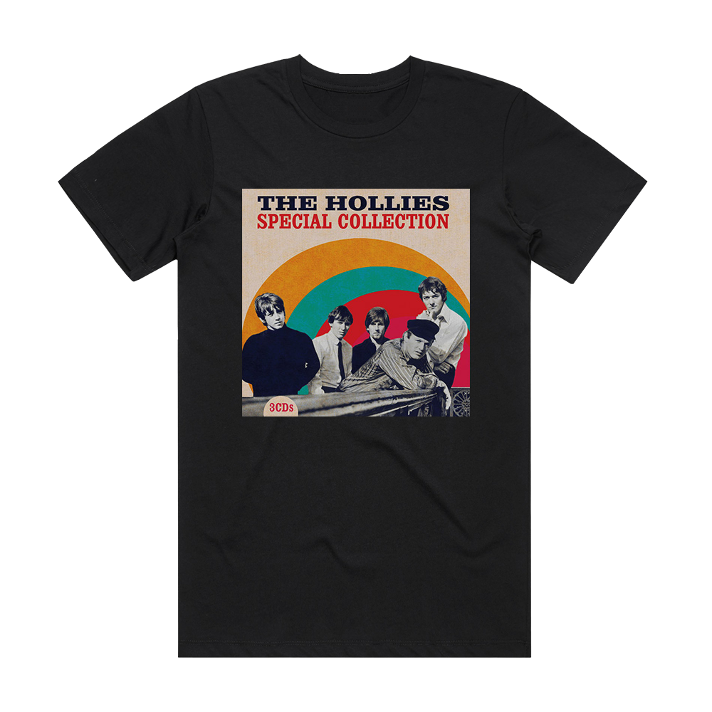 The Hollies Special Collection Album Cover T-Shirt Black – ALBUM COVER ...