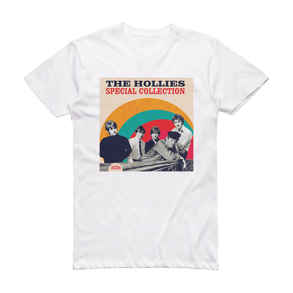 The Hollies Special Collection Album Cover T-Shirt White – ALBUM COVER ...