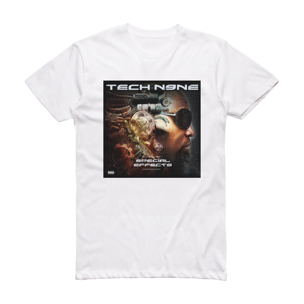 Tech N9ne Special Effects Album Cover T-Shirt White