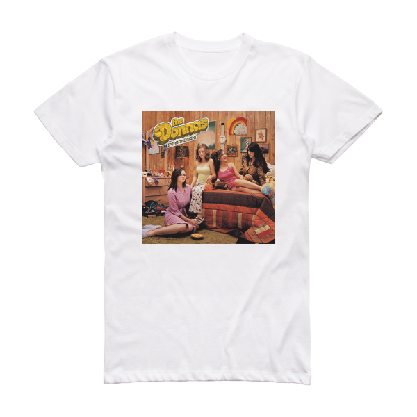 The Donnas Spend The Night Album Cover T-Shirt White