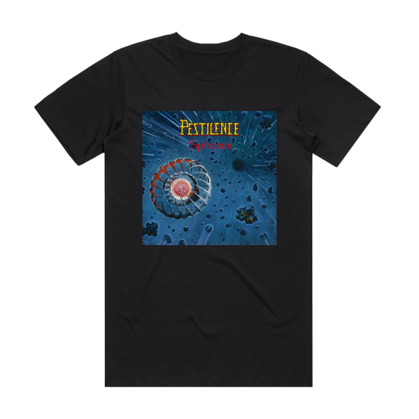 Pestilence Spheres Album Cover T-Shirt Black