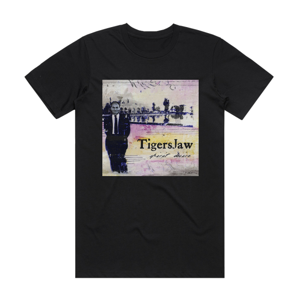 Tigers Jaw Spirit Desire Album Cover T-Shirt Black