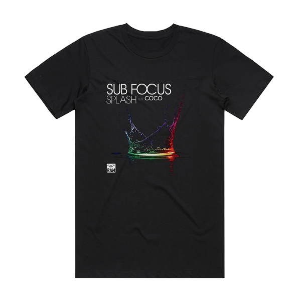 Sub Focus Splash Album Cover T-Shirt Black