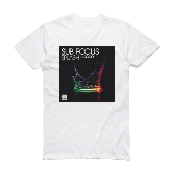 Sub Focus Splash Album Cover T-Shirt White